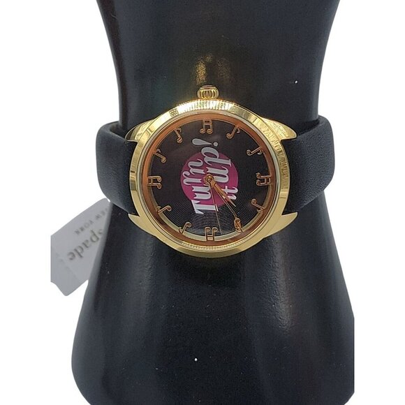 Kate Spade Ladies Quartz Watch Rare Paint the Town Pink 34mm 7" Band Turn it Up - Picture 10 of 16